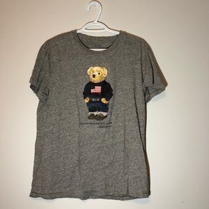 Polo flag bear tshirt